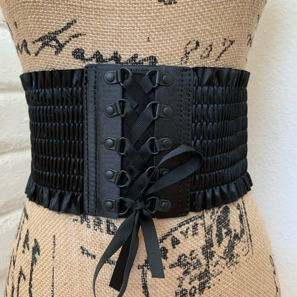 Corset belt black cosplay small/medium